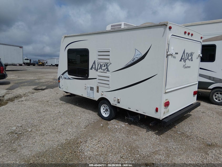 2013 Forest river Coachmen apex VIN 5ZT2CXDC7DA002808 IAAI salvage auction — HAIL, Salvage (Missouri), sold $1,100 on 2026-07-30 (photo 3)
