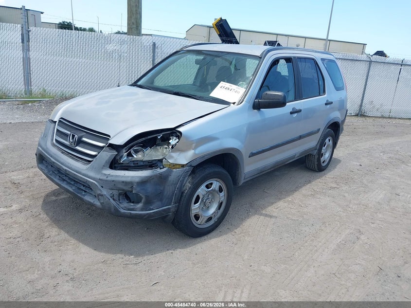 2005 Honda Cr-v VIN JHLRD68525C003604 IAAI salvage auction — LEFT FRONT, Rebuildable (Florida), sold $650 on 2026-07-12 (photo 2)