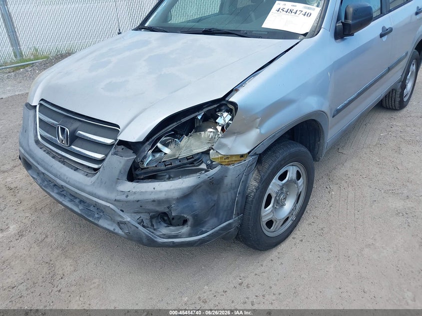 2005 Honda Cr-v VIN JHLRD68525C003604 IAAI salvage auction — LEFT FRONT, Rebuildable (Florida), sold $650 on 2026-07-12 (photo 6)