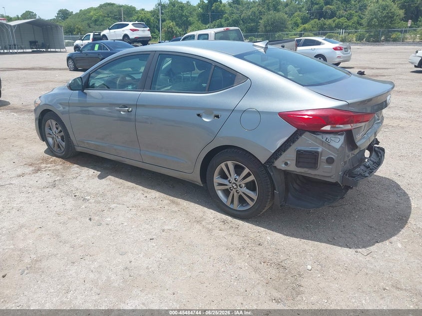 2017 Hyundai Elantra VIN KMHD84LF2HU422577 IAAI salvage auction — REAR END, Rebuildable (Florida), sold $3,975 on 2026-07-16 (photo 3)