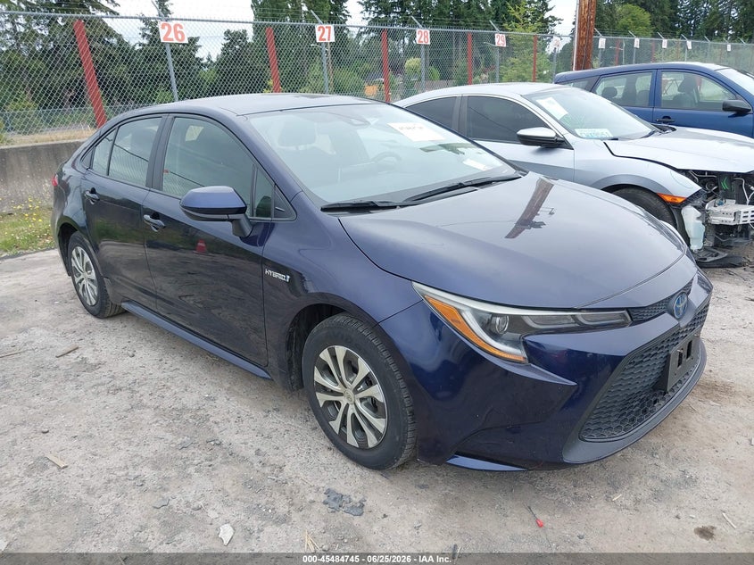 2021 Toyota Corolla VIN JTDEAMDE8MJ029262 IAAI salvage auction — LEFT SIDE, Bill Of Sale (Washington), sold $6,600 on 2026-07-08 (photo 1)