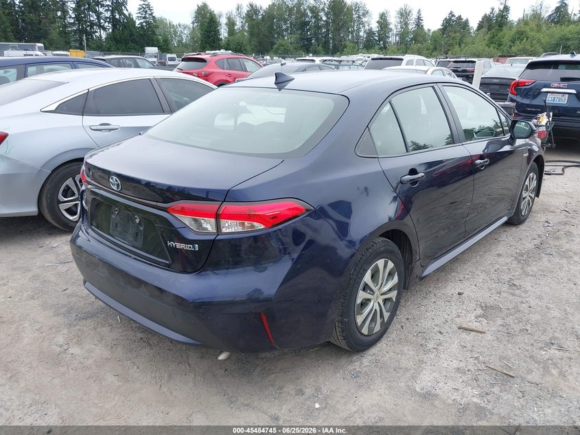 2021 Toyota Corolla VIN JTDEAMDE8MJ029262 IAAI salvage auction — LEFT SIDE, Bill Of Sale (Washington), sold $6,600 on 2026-07-08 (photo 4)