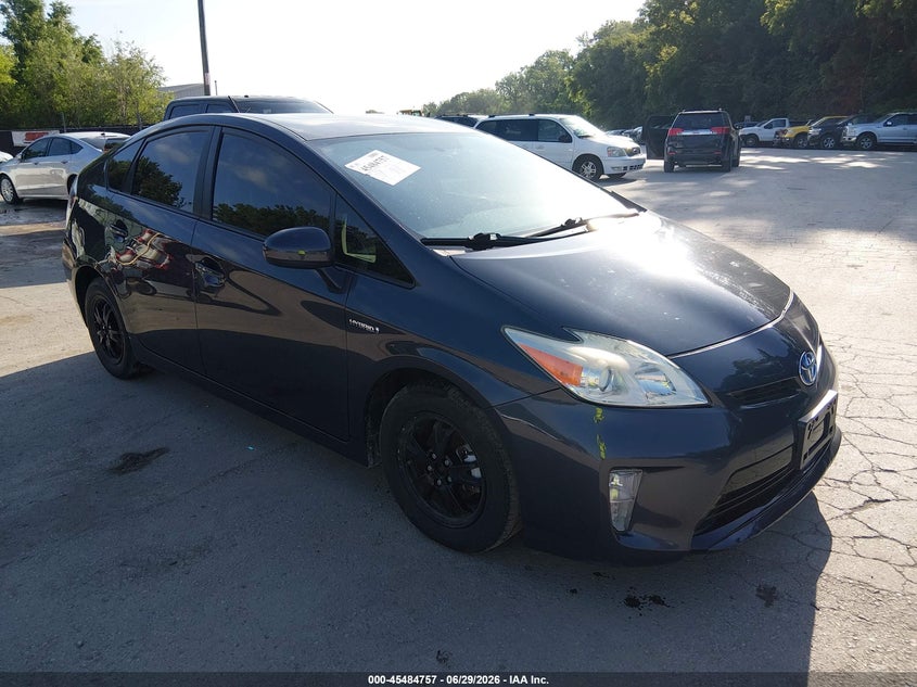 2014 Toyota Prius VIN JTDKN3DU0E1754316 IAAI salvage auction — LEFT FRONT, Salvage (Kansas), sold $1,400 on 2026-07-22 (photo 1)