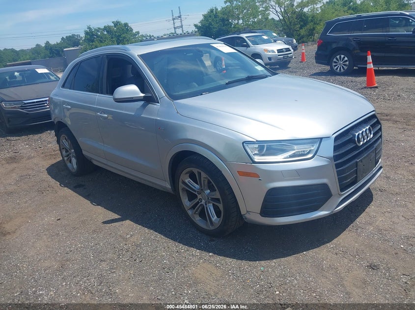 2017 Audi Q3 VIN WA1GCCFSXHR000962 IAAI salvage auction — REAR END, Mv-907A (New York), sold $2,500 on 2026-07-14 (photo 1)
