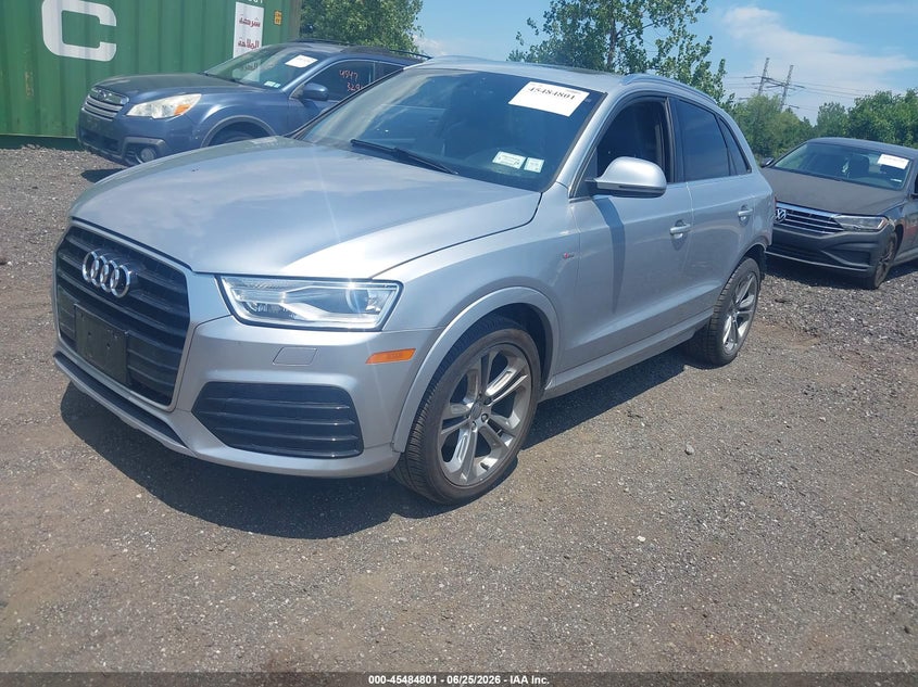 2017 Audi Q3 VIN WA1GCCFSXHR000962 IAAI salvage auction — REAR END, Mv-907A (New York), sold $2,500 on 2026-07-14 (photo 2)