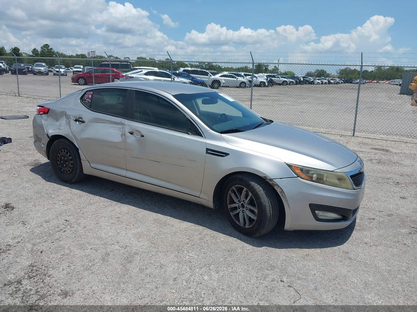 2012 Kia Optima VIN KNAGM4A73C5279955 IAAI salvage auction — RIGHT SIDE, Rebuildable (Florida), sold $775 on 2026-07-16 (photo 1)