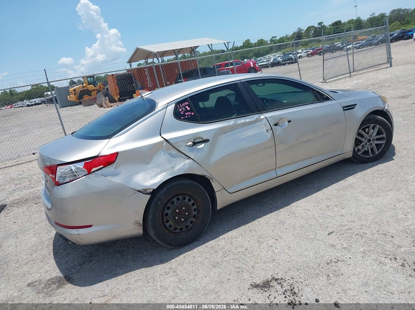 2012 Kia Optima VIN KNAGM4A73C5279955 IAAI salvage auction — RIGHT SIDE, Rebuildable (Florida), sold $775 on 2026-07-16 (photo 4)