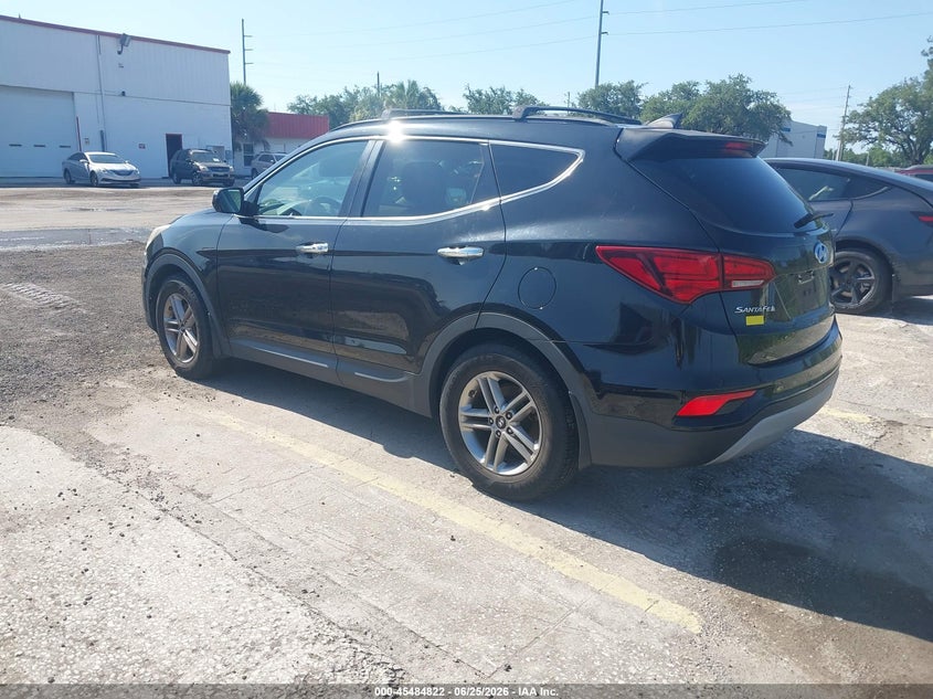 2018 Hyundai Santa fe VIN 5XYZU3LB6JG563110 IAAI salvage auction — NORMAL WEAR, Clear (Florida), sold $4,650 on 2026-07-08 (photo 3)
