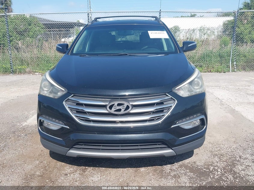 2018 Hyundai Santa fe VIN 5XYZU3LB6JG563110 IAAI salvage auction — NORMAL WEAR, Clear (Florida), sold $4,650 on 2026-07-08 (photo 6)