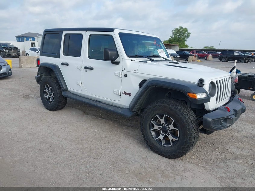 2022 Jeep Wrangler / VIN 1C4HJXFN8NW130317 IAAI salvage auction — Unknown, Salvage Title, sold $125 on 2026-09-24 (photo 1)