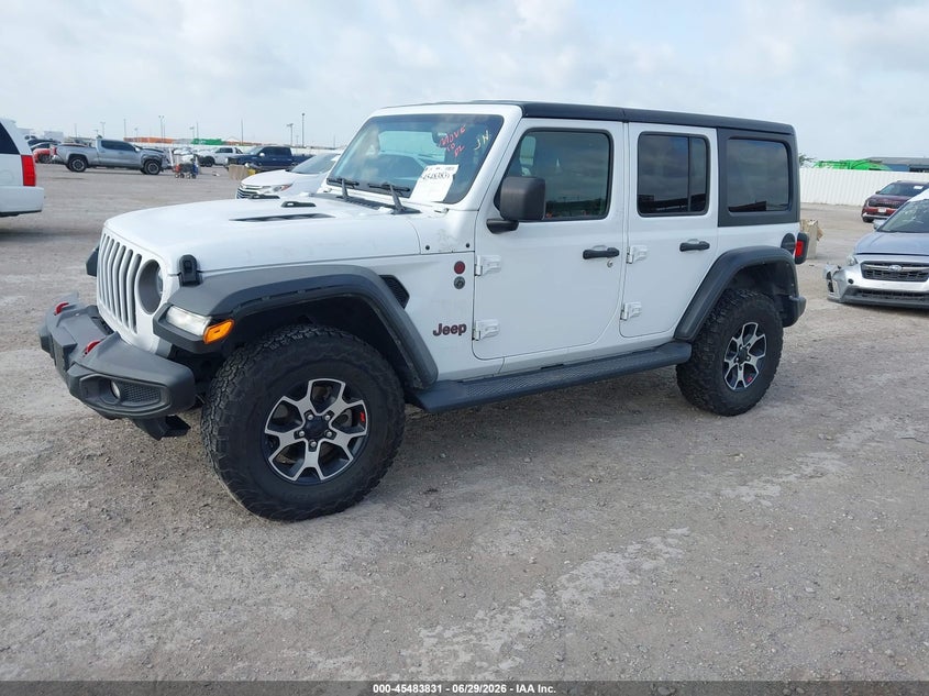 2022 Jeep Wrangler / VIN 1C4HJXFN8NW130317 IAAI salvage auction — Unknown, Salvage Title, sold $125 on 2026-09-24 (photo 2)