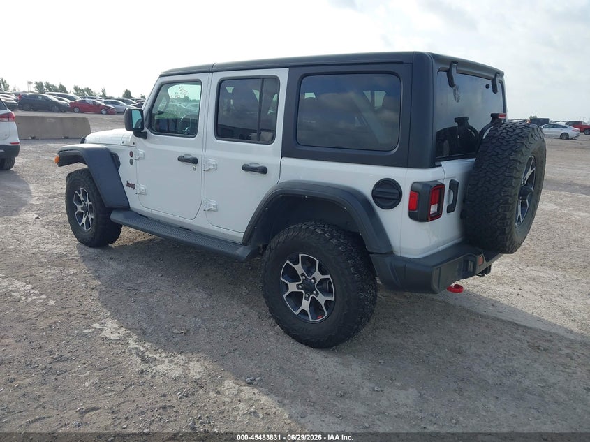 2022 Jeep Wrangler / VIN 1C4HJXFN8NW130317 IAAI salvage auction — Unknown, Salvage Title, sold $125 on 2026-09-24 (photo 3)