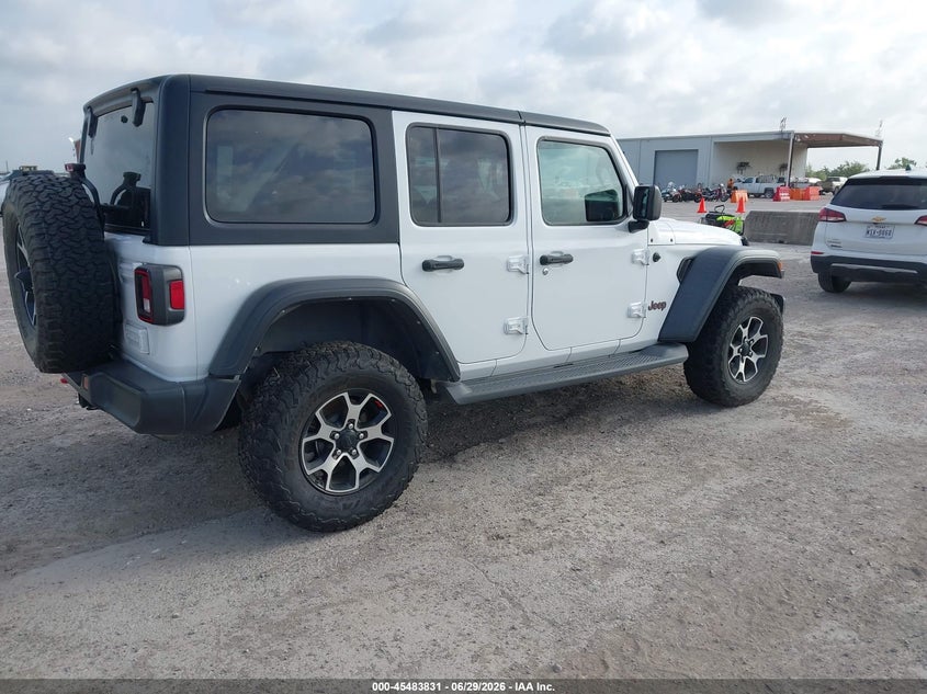 2022 Jeep Wrangler / VIN 1C4HJXFN8NW130317 IAAI salvage auction — Unknown, Salvage Title, sold $125 on 2026-09-24 (photo 4)