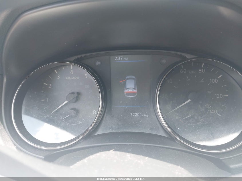 2019 Nissan Rogue VIN JN1BJ1CR2KW353249 IAAI salvage auction — FRONT END, Salvage Title, sold $1,525 on 2026-07-16 (photo 7)