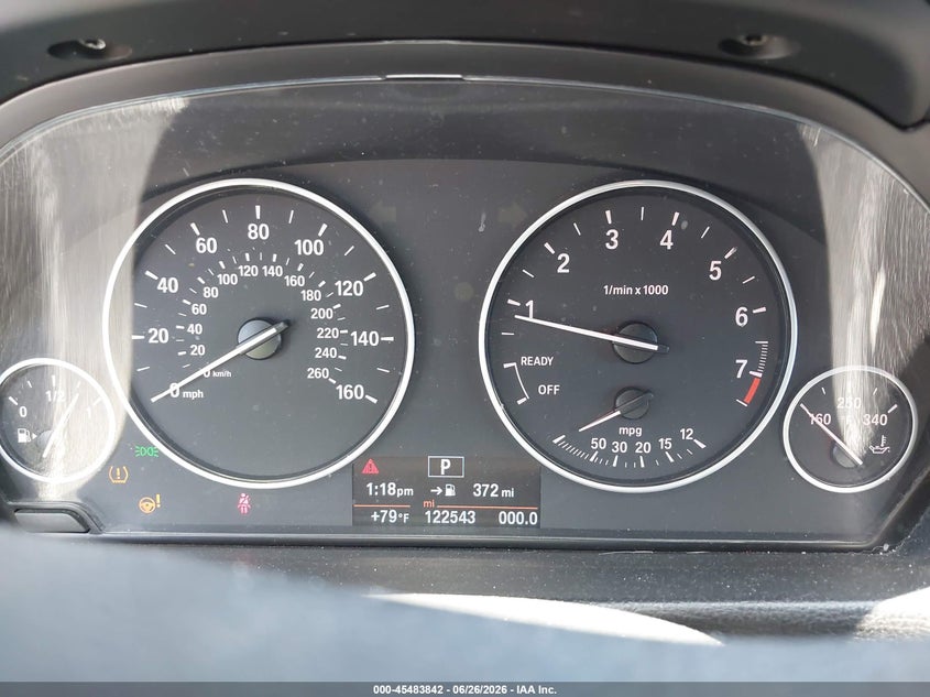 2014 BMW 3er VIN WBA3C1C59EK112743 IAAI salvage auction — REAR END, Salvage Title, sold $725 on 2026-07-22 (photo 7)
