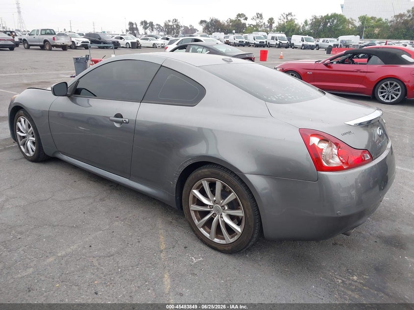 2013 Infiniti G VIN JN1CV6EK5DM921305 IAAI salvage auction — FRONT & REAR, Salvage (California), sold $950 on 2026-07-30 (photo 3)