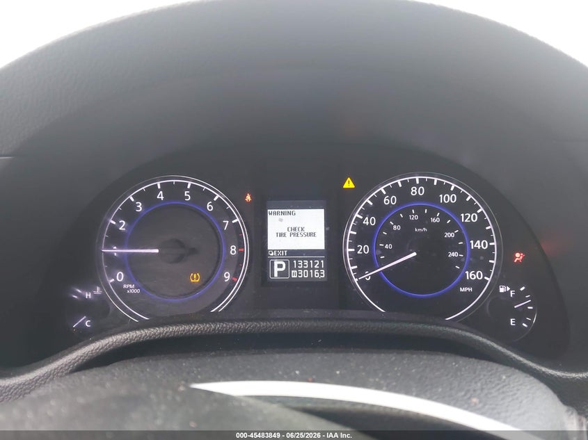 2013 Infiniti G VIN JN1CV6EK5DM921305 IAAI salvage auction — FRONT & REAR, Salvage (California), sold $950 on 2026-07-30 (photo 7)