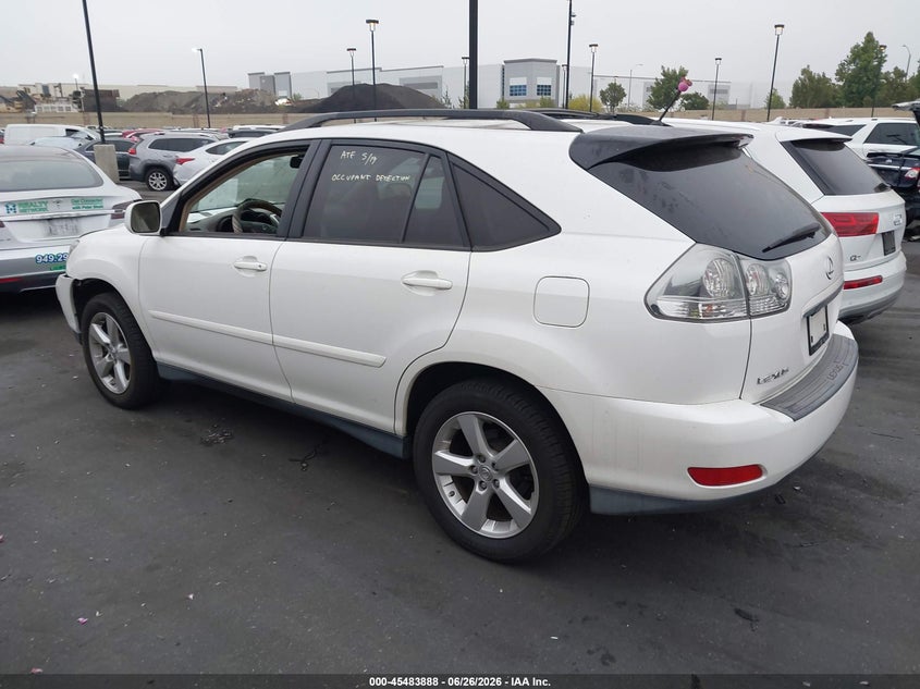 2007 Lexus Rx 350 VIN JTJGK31U670007344 IAAI salvage auction — FRONT END, Salvage Certificate (California), sold $2,850 on 2026-07-17 (photo 3)