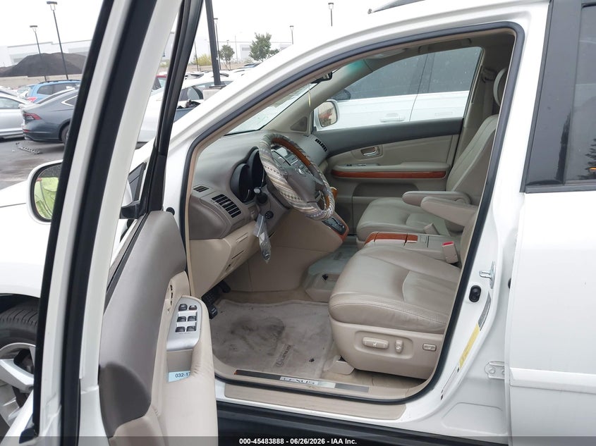 2007 Lexus Rx 350 VIN JTJGK31U670007344 IAAI salvage auction — FRONT END, Salvage Certificate (California), sold $2,850 on 2026-07-17 (photo 5)