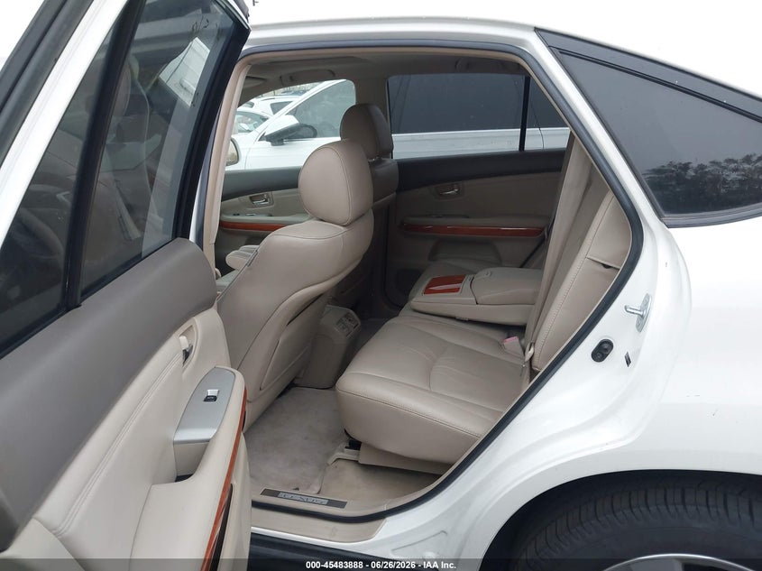 2007 Lexus Rx 350 VIN JTJGK31U670007344 IAAI salvage auction — FRONT END, Salvage Certificate (California), sold $2,850 on 2026-07-17 (photo 8)