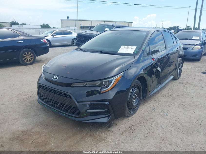 2021 Toyota Corolla VIN JTDS4MCEXMJ070164 IAAI salvage auction — SIDE, Salvage Title, sold $5,100 on 2026-07-21 (photo 2)