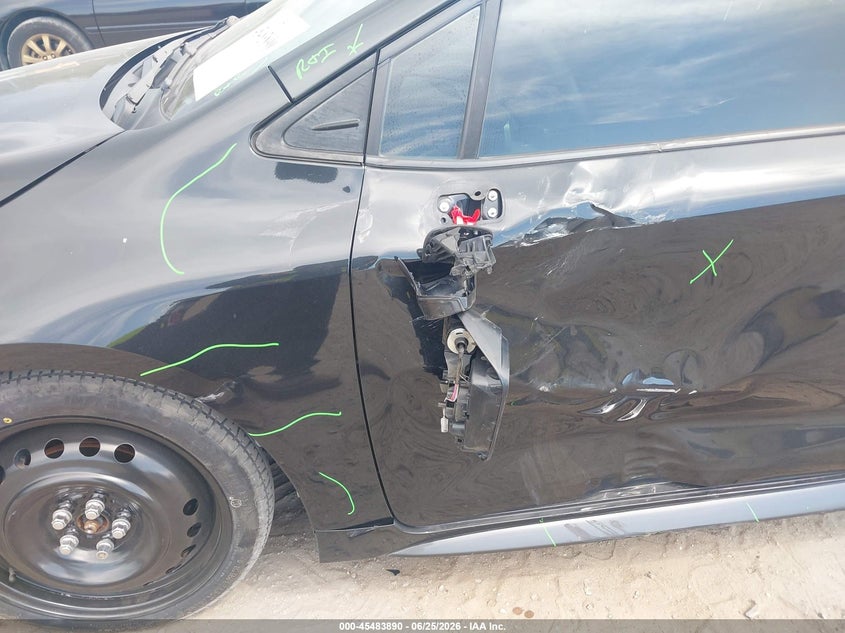 2021 Toyota Corolla VIN JTDS4MCEXMJ070164 IAAI salvage auction — SIDE, Salvage Title, sold $5,100 on 2026-07-21 (photo 6)