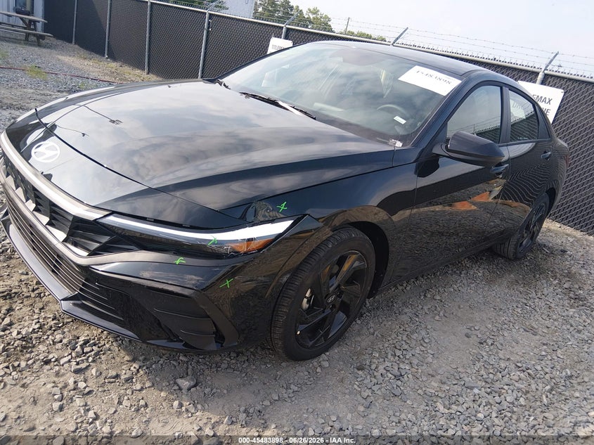 2026 Hyundai Elantra VIN KMHLM4DG8TU230121 IAAI salvage auction — FRONT END, Salvage Title, sold $13,950 on 2026-07-15 (photo 2)