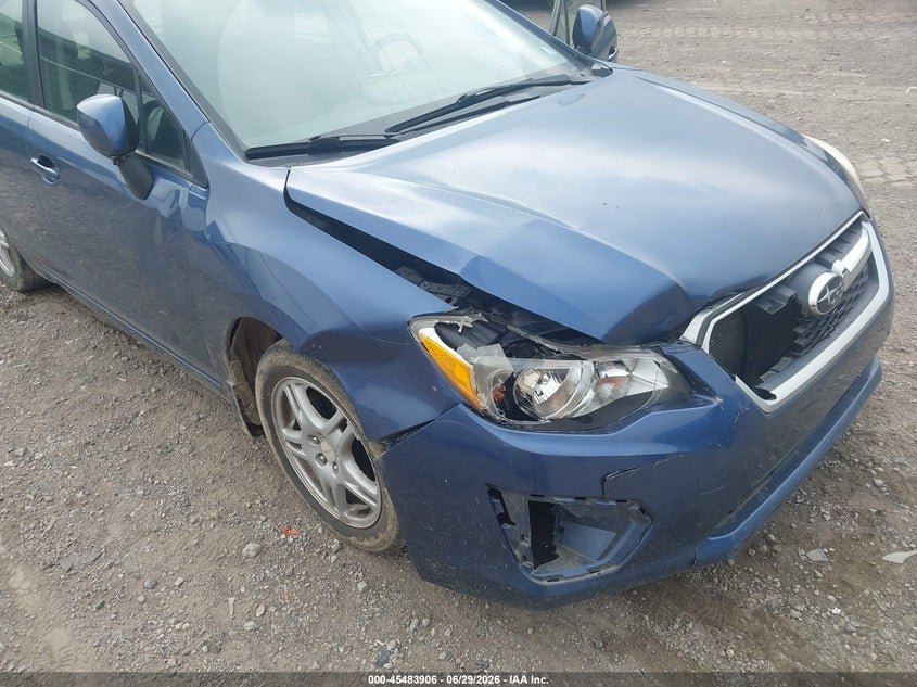 2012 Subaru Impreza VIN JF1GJAC64CG006743 IAAI salvage auction — RIGHT FRONT, Salvage (Pennsylvania), sold $450 on 2026-07-07 (photo 6)