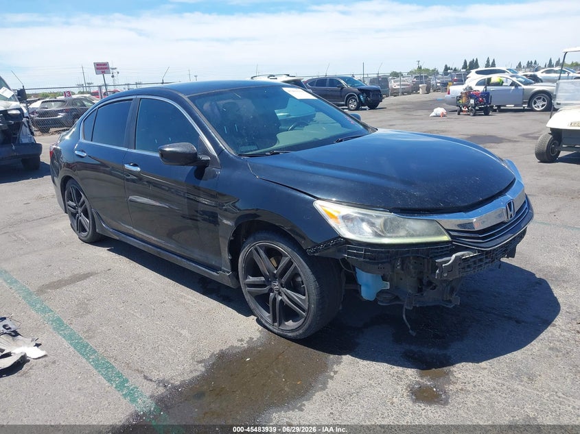 2017 Honda Accord VIN 1HGCR2F56HA308041 IAAI salvage auction — FRONT END, Salvage (California), sold $3,375 on 2026-07-29 (photo 1)