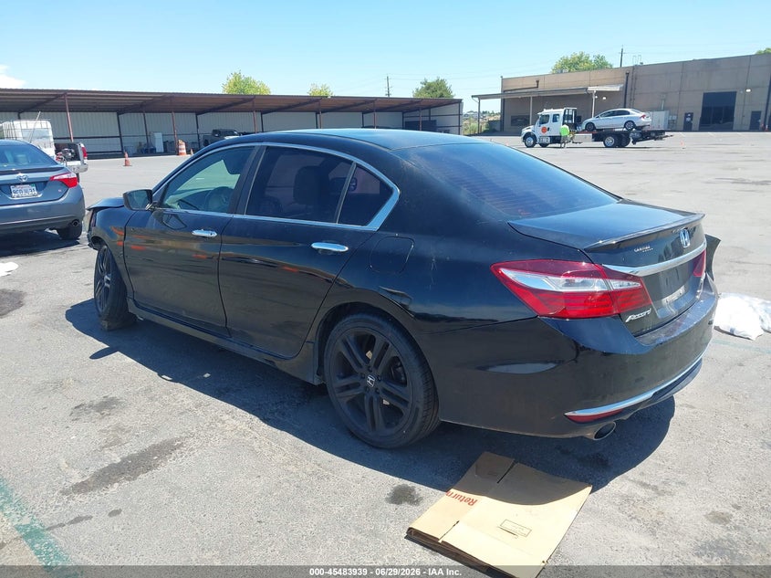 2017 Honda Accord VIN 1HGCR2F56HA308041 IAAI salvage auction — FRONT END, Salvage (California), sold $3,375 on 2026-07-29 (photo 3)