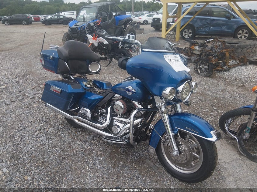 2006 Harley-davidson Flhtcui VIN 1HD1FCW166Y630411 IAAI salvage auction — LEFT FRONT, Salvage (Pennsylvania), sold $1,250 on 2026-07-08 (photo 1)