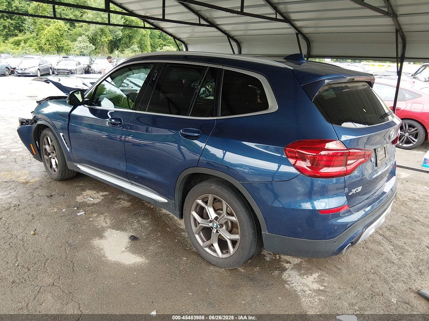 2021 BMW X3 VIN 5UXTY5C05M9G03690 IAAI salvage auction — FRONT END, Salvage (Connecticut), sold $7,200 on 2026-07-10 (photo 3)
