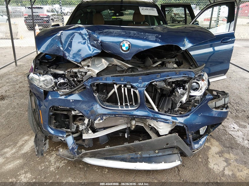 2021 BMW X3 VIN 5UXTY5C05M9G03690 IAAI salvage auction — FRONT END, Salvage (Connecticut), sold $7,200 on 2026-07-10 (photo 6)
