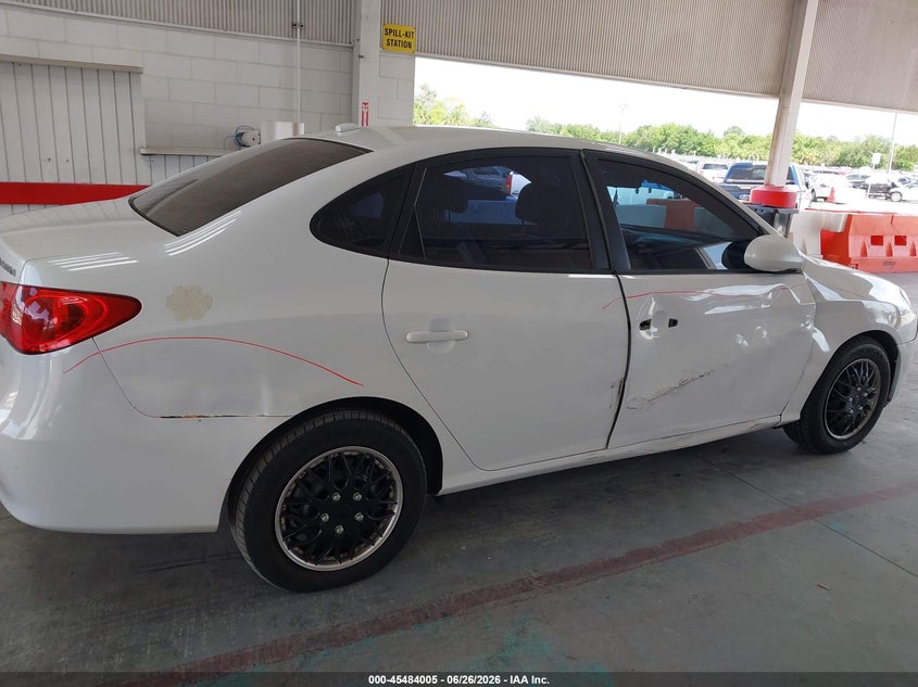 2007 Hyundai Elantra VIN KMHDU46D77U171883 IAAI salvage auction — RIGHT SIDE, Rebuildable (Florida), sold $475 on 2026-07-29 (photo 6)