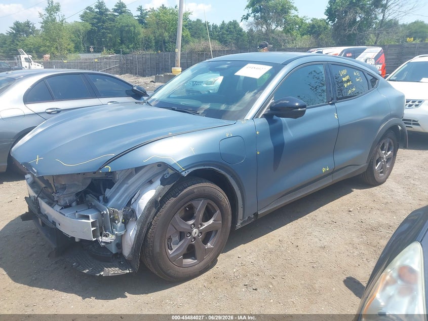 2023 Ford Mustang mach-e VIN 3FMTK1RM6PMA41061 IAAI salvage auction — FRONT & REAR, Salvage (Massachusetts), sold $8,650 on 2026-08-21 (photo 2)
