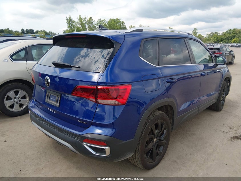2022 Volkswagen Taos VIN 3VVLX7B25NM079610 IAAI salvage auction — FRONT END, Wait Title, sold $7,000 on 2026-08-02 (photo 4)