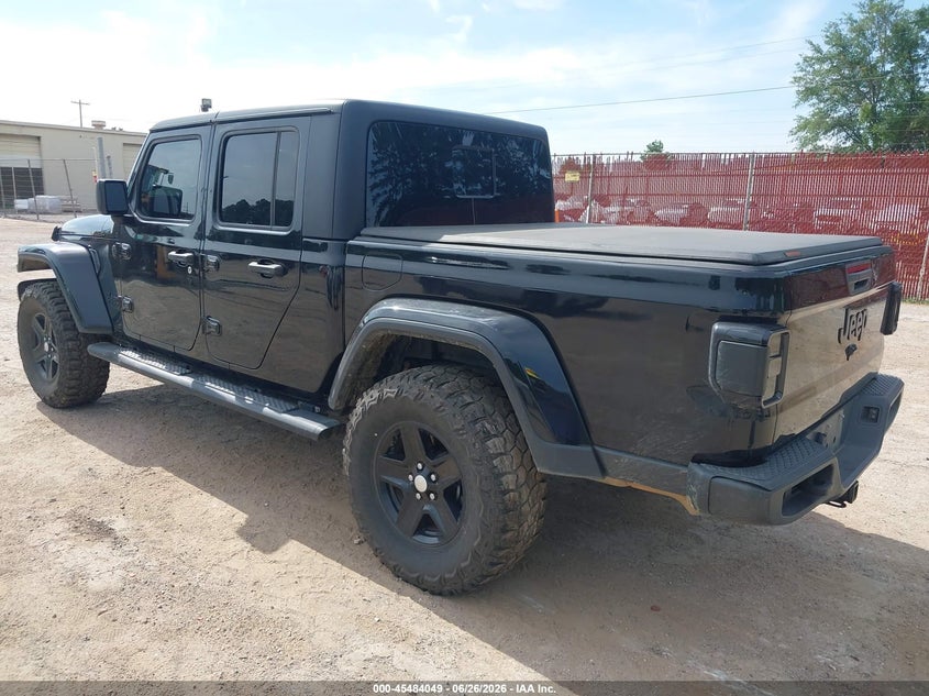 2023 Jeep Gladiator VIN 1C6HJTAG0PL522009 IAAI salvage auction — FRESH WATER, Junk (Oklahoma), sold $8,900 on 2026-07-30 (photo 3)