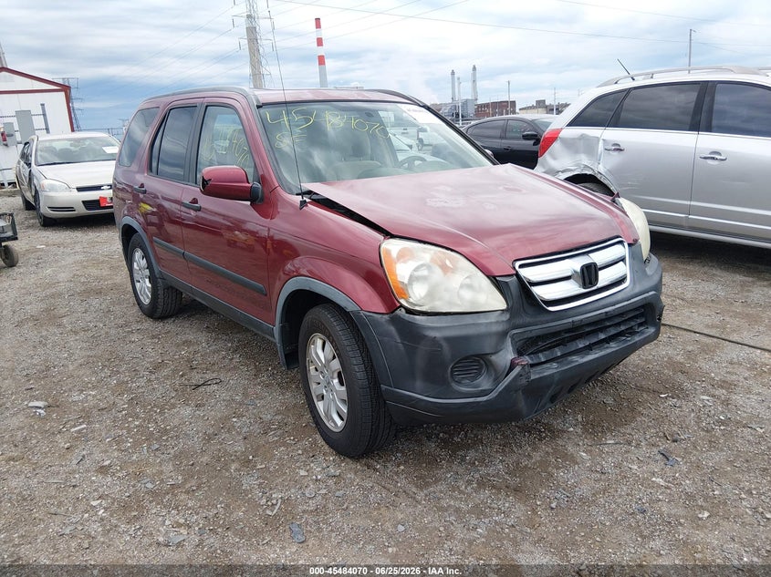 2006 Honda Cr-v VIN JHLRD78856C063409 IAAI salvage auction — FRONT END, Clear (Indiana), sold $1,150 on 2026-07-29 (photo 1)