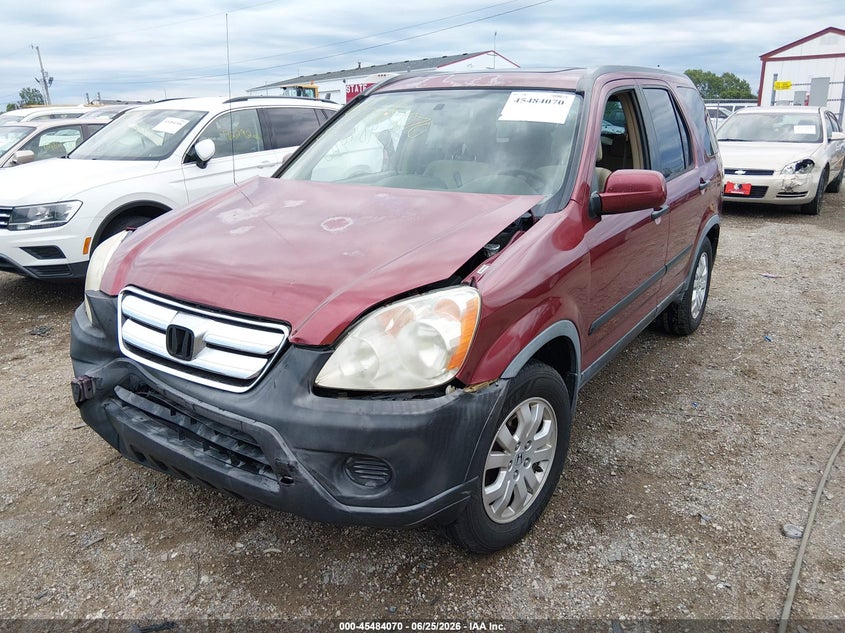 2006 Honda Cr-v VIN JHLRD78856C063409 IAAI salvage auction — FRONT END, Clear (Indiana), sold $1,150 on 2026-07-29 (photo 2)