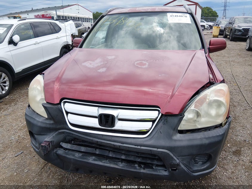 2006 Honda Cr-v VIN JHLRD78856C063409 IAAI salvage auction — FRONT END, Clear (Indiana), sold $1,150 on 2026-07-29 (photo 6)