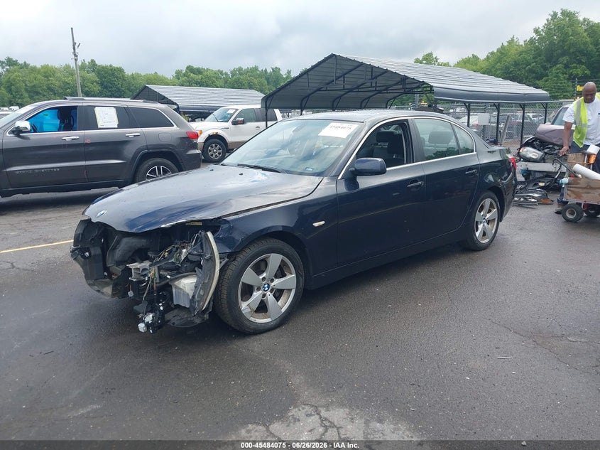 2007 BMW 5er VIN WBANF33547CW70881 IAAI salvage auction — FRONT END, Salvage (Connecticut), sold $350 on 2026-07-23 (photo 2)