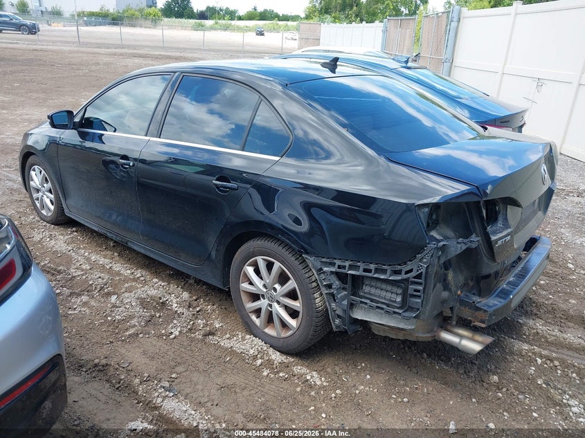 2014 Volkswagen Jetta VIN 3VWD07AJ6EM316862 IAAI salvage auction — REAR END, Clear (Michigan), sold $1,050 on 2026-07-10 (photo 3)