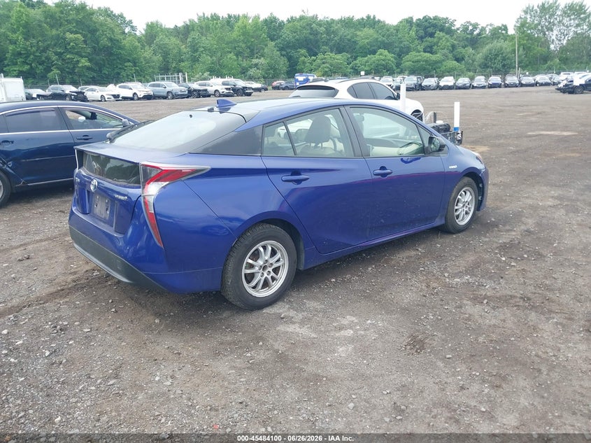 2016 Toyota Prius VIN JTDKBRFU8G3519999 IAAI salvage auction — LEFT SIDE, Salvage (Idaho), sold $3,350 on 2026-07-15 (photo 4)