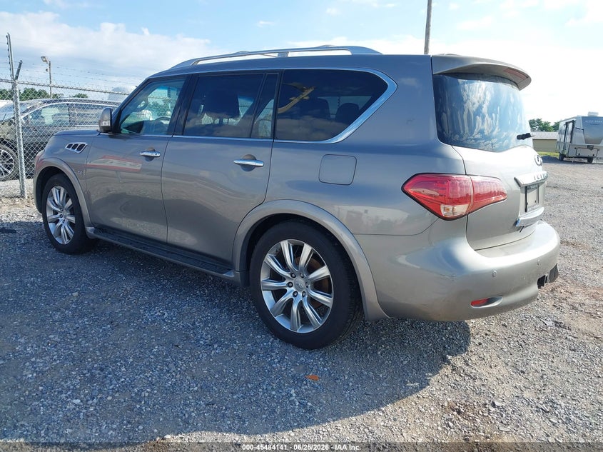 2014 Infiniti Qx80 VIN JN8AZ2NC4E9351607 IAAI salvage auction — NORMAL WEAR, Clear (California), sold $1,000 on 2026-07-22 (photo 3)