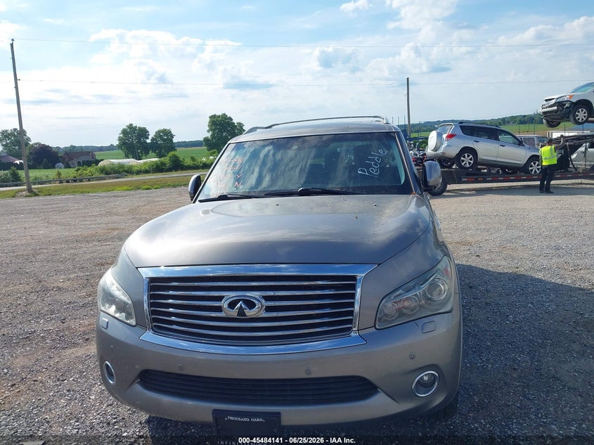 2014 Infiniti Qx80 VIN JN8AZ2NC4E9351607 IAAI salvage auction — NORMAL WEAR, Clear (California), sold $1,000 on 2026-07-22 (photo 6)