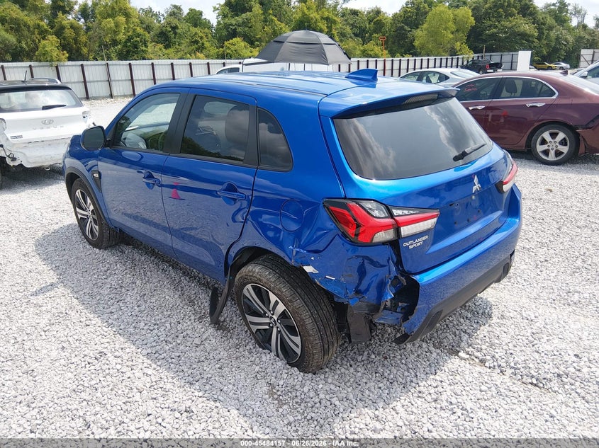 2026 Mitsubishi Outlander VIN JA4ARUAU8TU014335 IAAI salvage auction — LEFT REAR, Enterprise Vehicles Clear Only (Georgia), sold $7,275 on 2026-07-08 (photo 3)