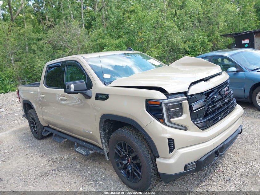2022 Gmc SIERRA VIN 3GTUUCEDXNG571744 IAAI salvage auction — LEFT FRONT, Wait Title, sold $14,900 on 2026-08-19 (photo 1)