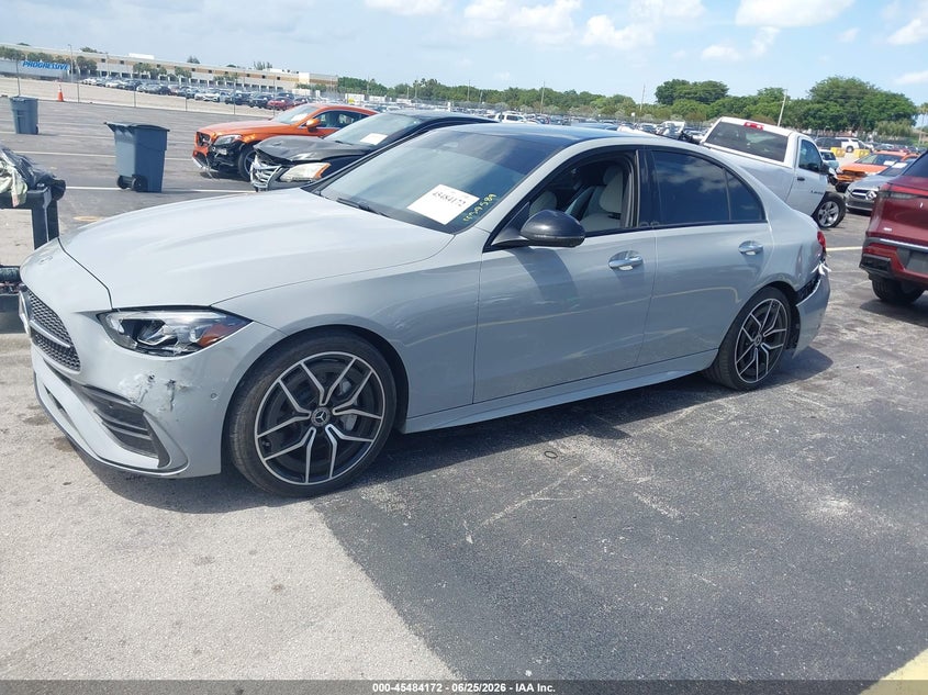 2025 Mercedes-benz C-klasse VIN W1KAF4GB7SR282336 IAAI salvage auction — LEFT & RIGHT, Wait Title, sold $23,350 on 2026-08-20 (photo 2)