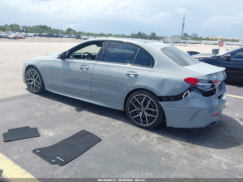 2025 Mercedes-benz C-klasse VIN W1KAF4GB7SR282336 IAAI salvage auction — LEFT & RIGHT, Wait Title, sold $23,350 on 2026-08-20 (photo 3)
