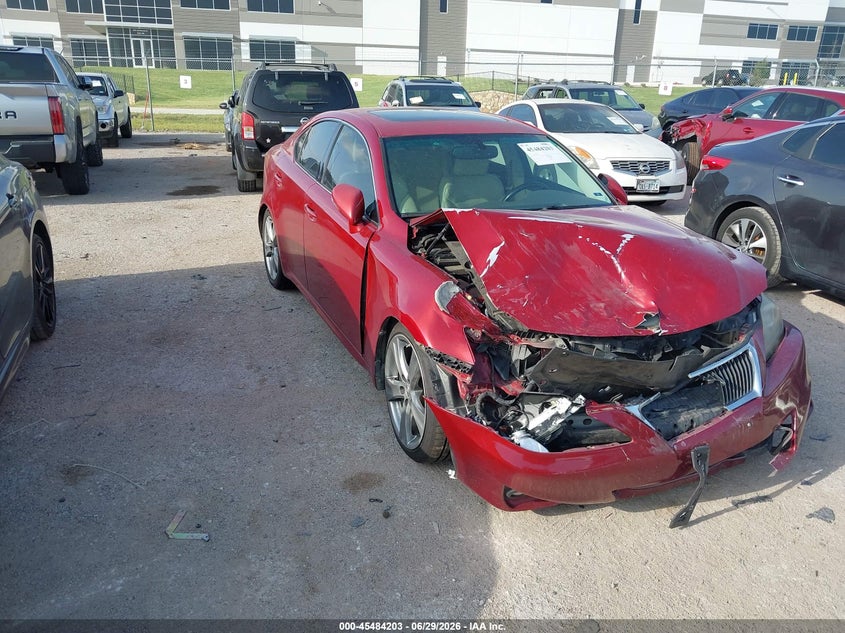 2012 Lexus Is VIN JTHBF5C21C5183013 IAAI salvage auction — NORMAL WEAR, Clear (California), sold $700 on 2026-07-28 (photo 1)